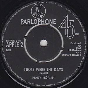 AP SI Mary Hopkin - Those Were The Days NED Parlophone A.jpg