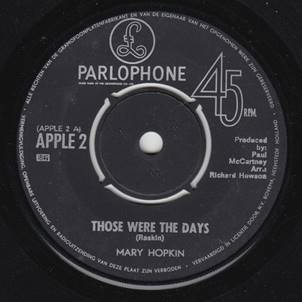AP SI Mary Hopkin - Those Were The Days NED Parlophone A.jpg